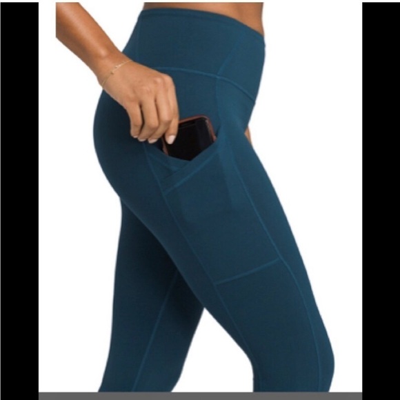 Prana Electa High Rise Leggings Atlantic Turquoise - Picture 2 of 10